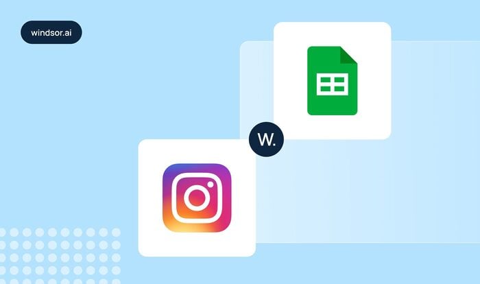 instagram organic google sheets integration