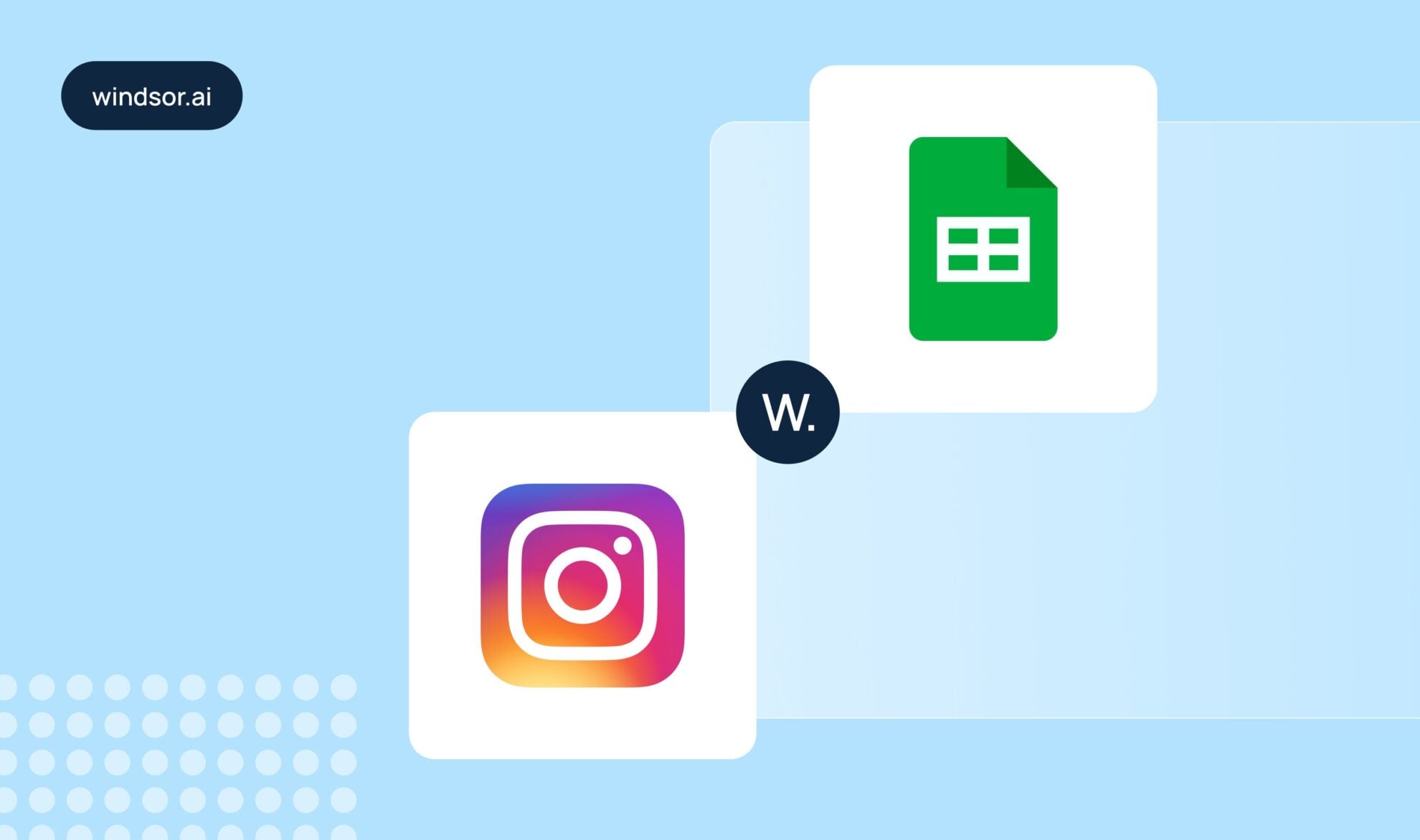instagram organic google sheets integration