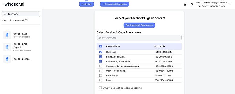 Looker Studio Facebook Page Insights Overview Report Template