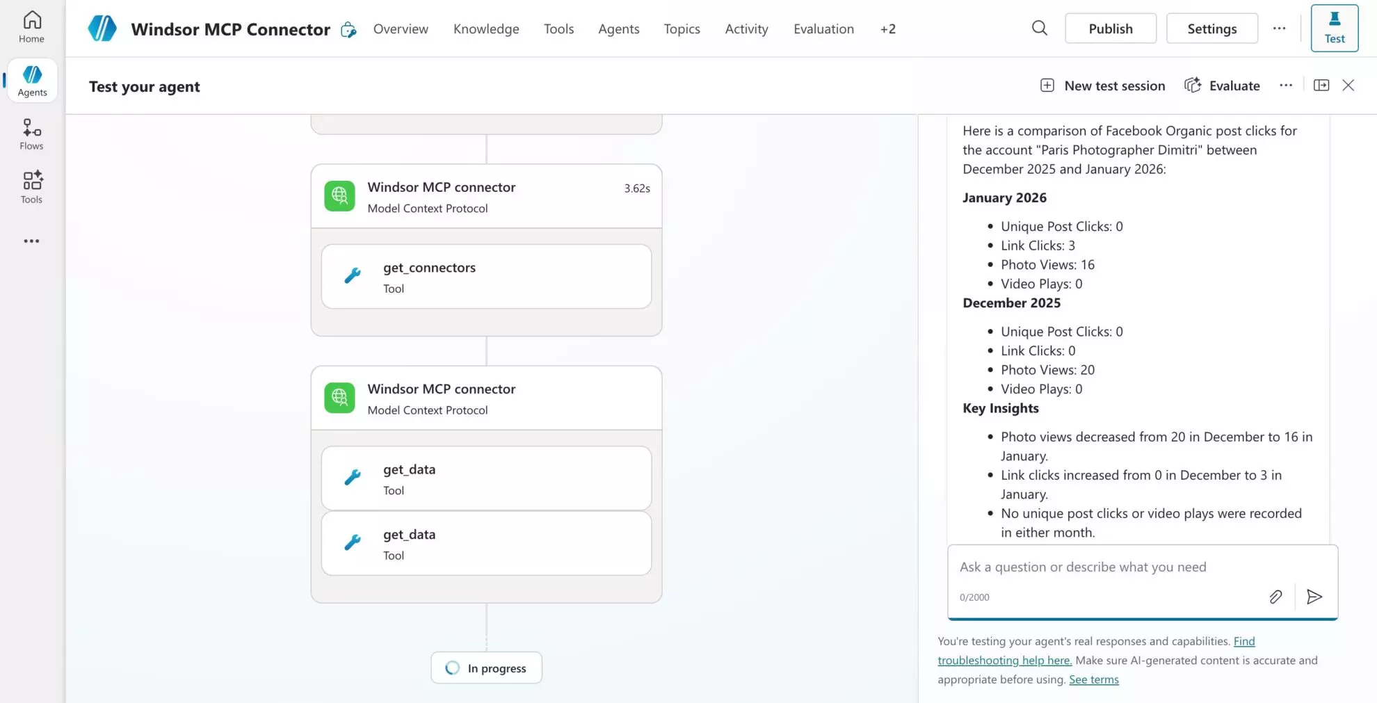 windsor mcp for copilot summarize kpi