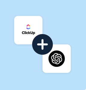 ClickUp to ChatGPT integration