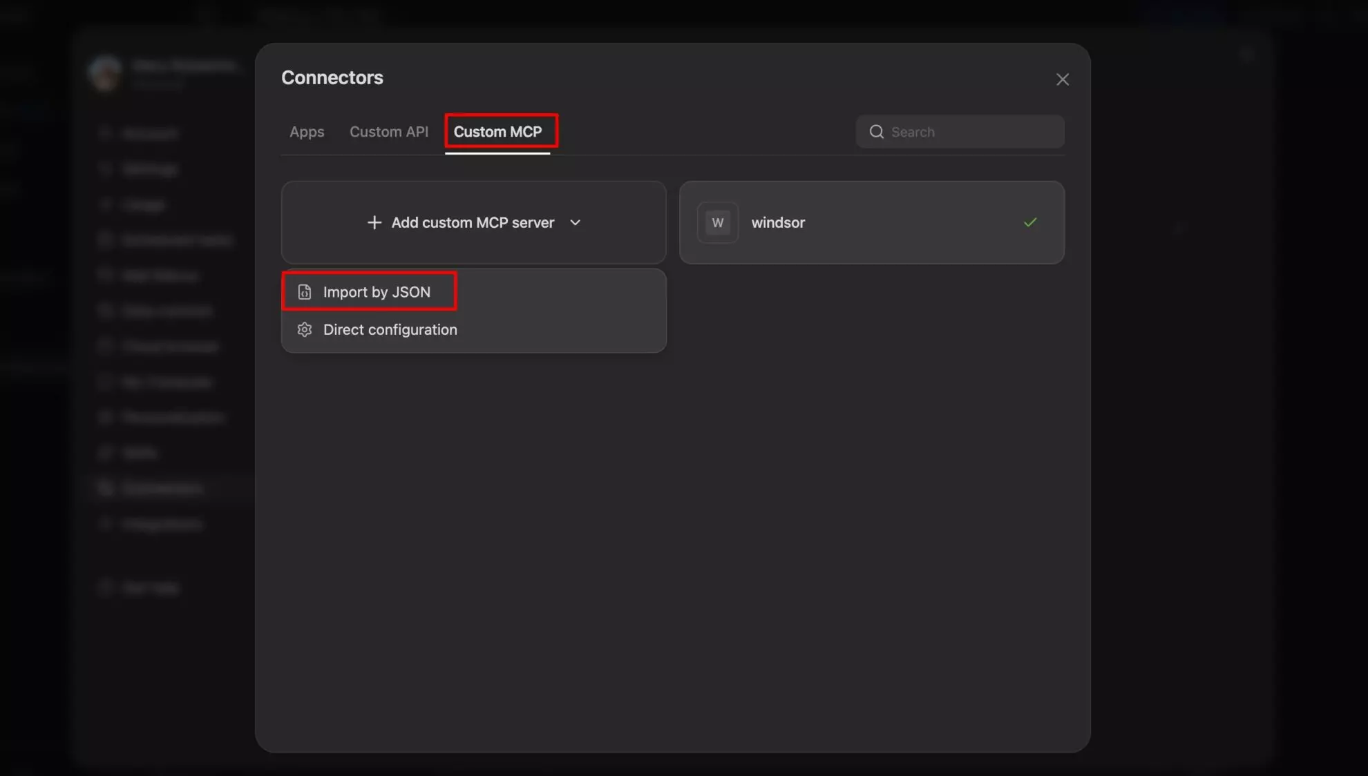 add custom mcp to manus ai