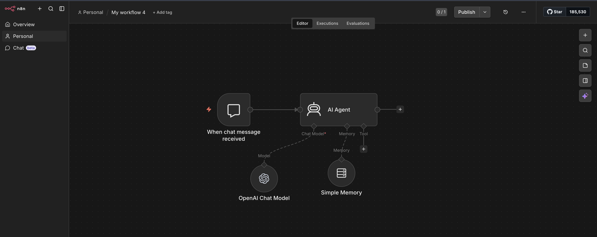 simple memory in n8n ai agent