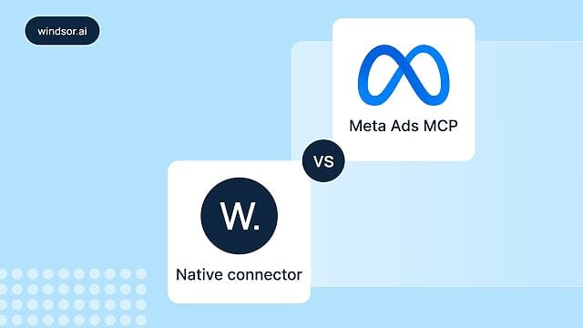 windsor.ai native connector vs meta ads mcp for claude