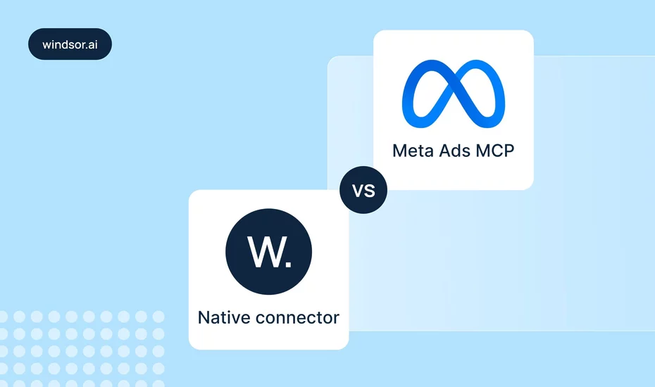 windsor.ai native connector vs meta ads mcp for claude