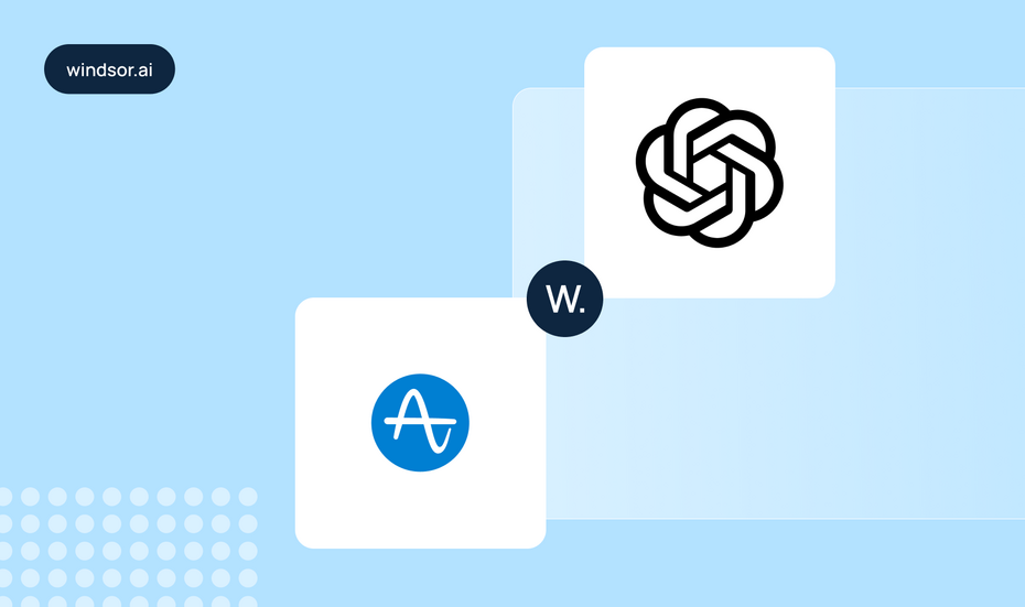 Amplitude to ChatGPT connection via Windsor.ai