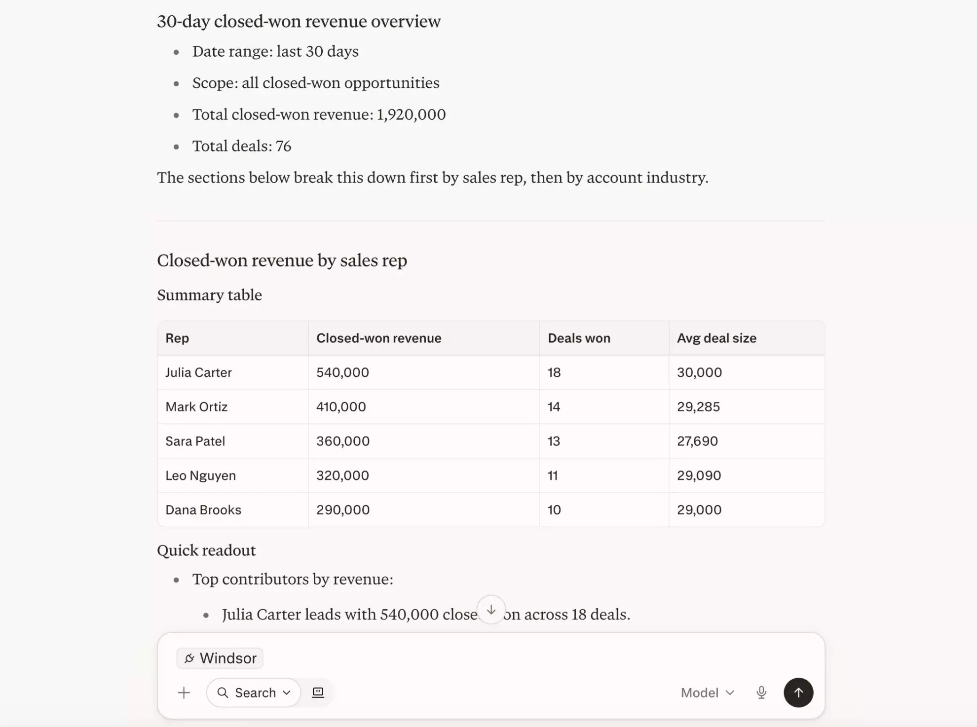 analyze salesforce data in perplexity
