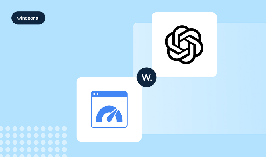 PageSpeed Insights to ChatGPT connection via Windsor.ai