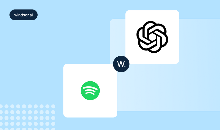 Spotify Ads to ChatGPT connection via Windsor.ai