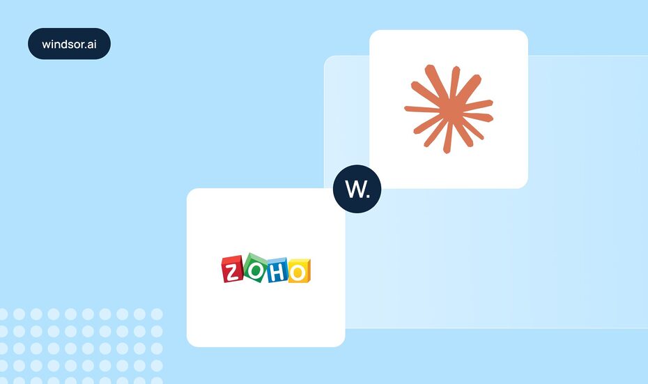 Zoho CRM to Claude Windsor.ai connector cover