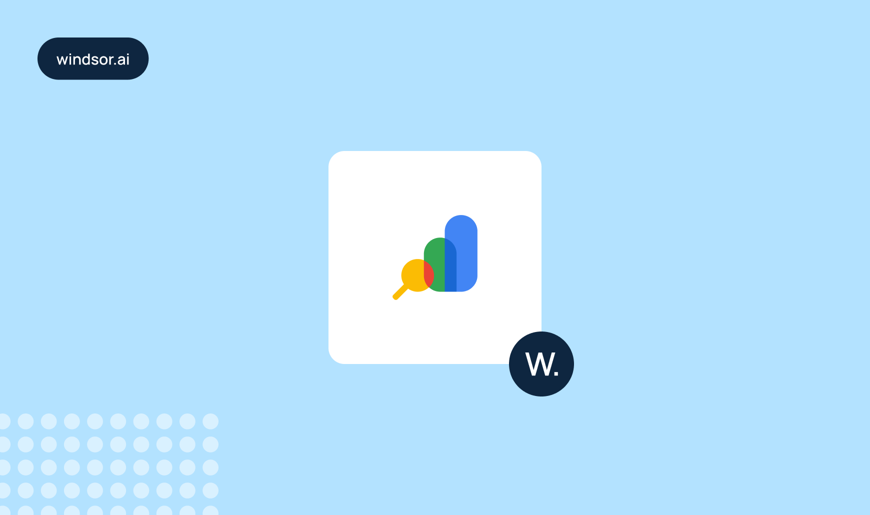 Google Search Console icon on a Windsor.ai branded cover graphic