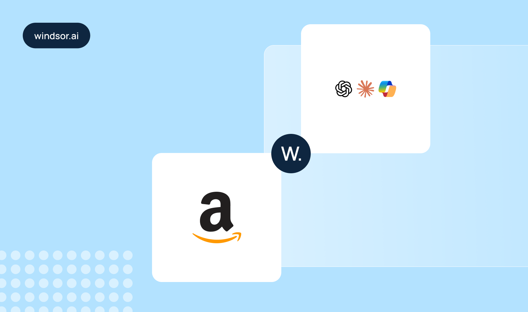 Amazon Ads, DSP, and Seller Central connected to ChatGPT, Claude, and Copilot via Windsor.ai
