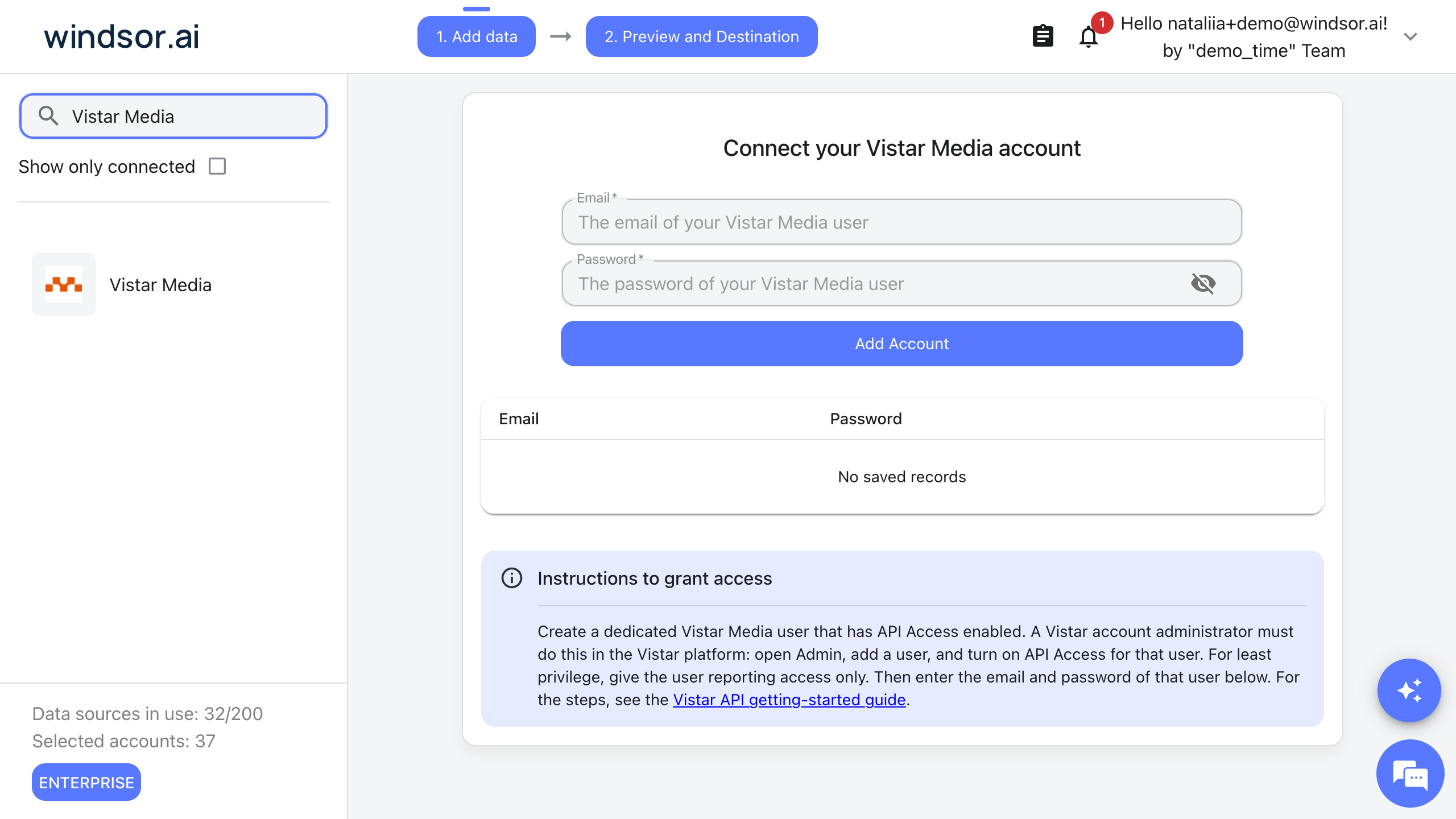 Vistar Media data source windsor